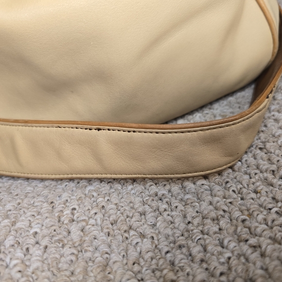 Vintage Beige And Britsh Leahter Y2K HOBO BAG MICHAEL KORS - Picture 3 of 6